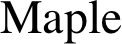Maple